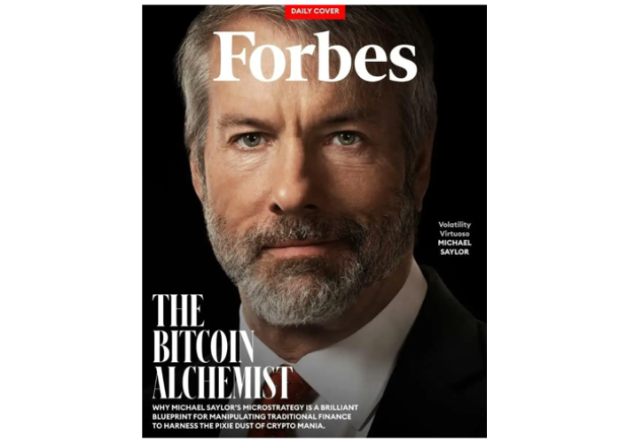 forbes magazine cover of michael saylor