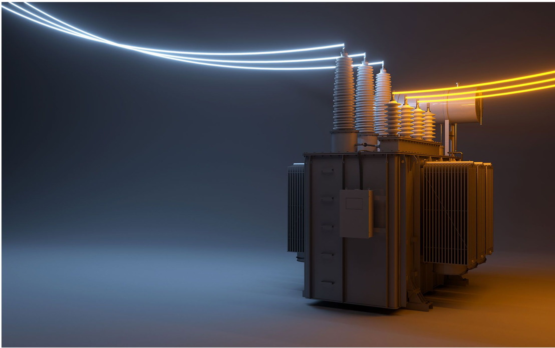 a fancy picture of an electric transformer