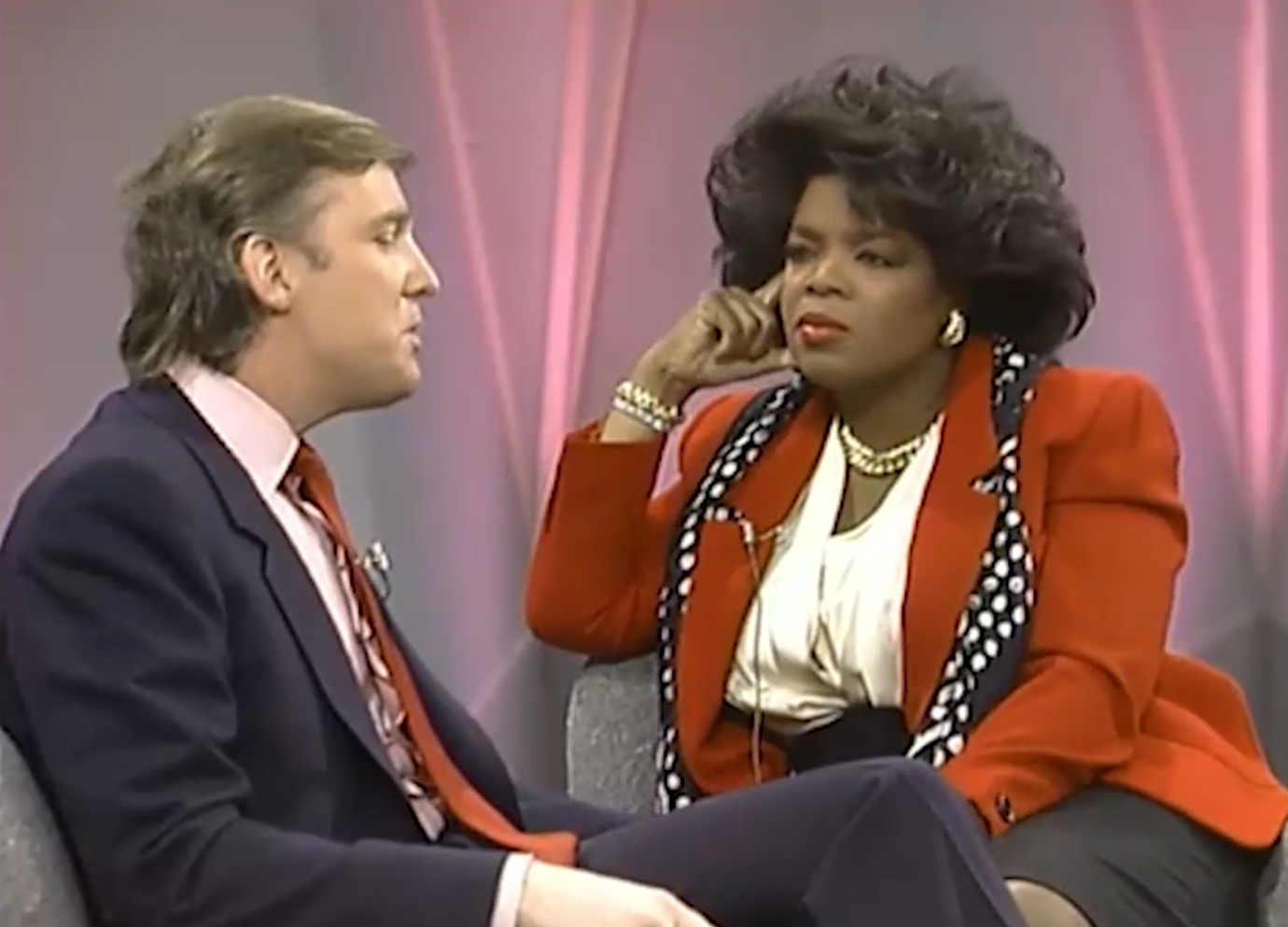 trump talking on oprah winfrey show in the 80's